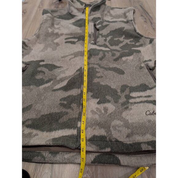 Cabelaās Wooltimate 4MOST Windshear Hunting Vest Menās XL Camo Wool Blend - Picture 7 of 11